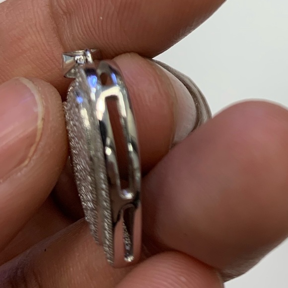 Sterling silver heartcharm with 16” box chain - Picture 2 of 5